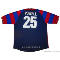 2003/2004 Crystal Palace Match Issue Powell 25 Home