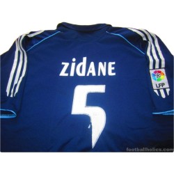 2005/2006 Real Madrid Zidane 5 Away