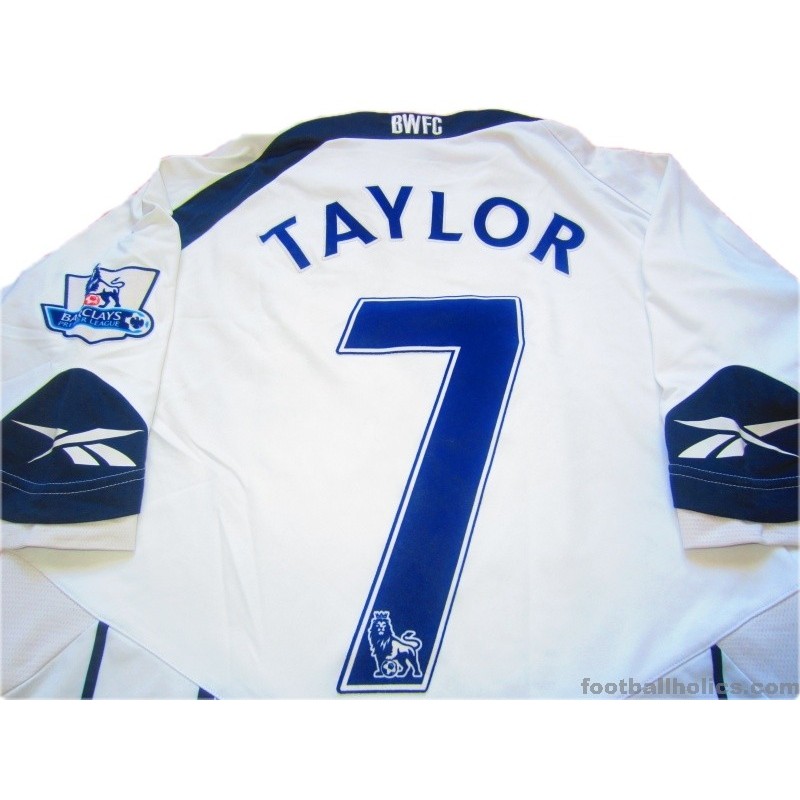 2009/2010 Bolton Match Issue Taylor 7 Home