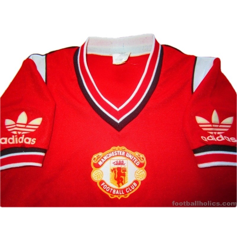 Manchester United 1984 - 1986 Home football Adidas Originals Jacket size  Small
