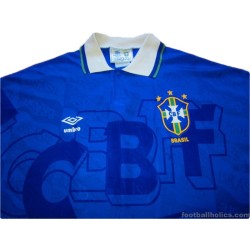Brazil Training/Leisure football shirt 1991 - 1994.
