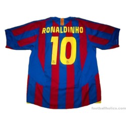 2005/2006 FC Barcelona Ronaldinho 10 Home