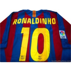 2005/2006 FC Barcelona Ronaldinho 10 Home