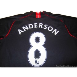 2007/2008 Manchester United Anderson 8 Away