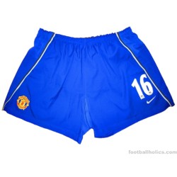 2002/2003 Manchester United (Keane) No.16 Shorts