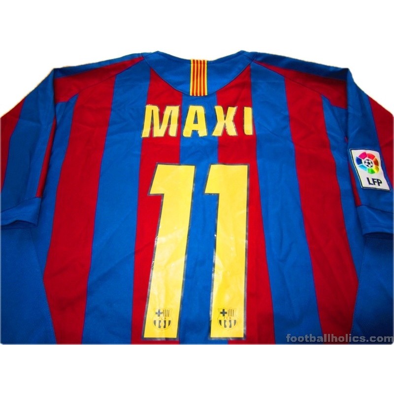 2005/2006 FC Barcelona Maxi Lopez 11 Home
