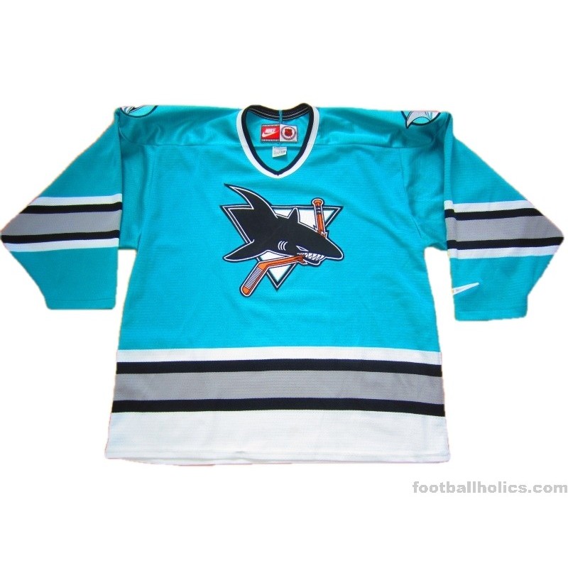 Bring back the old school San Jose Sharks CCM jerseys. The