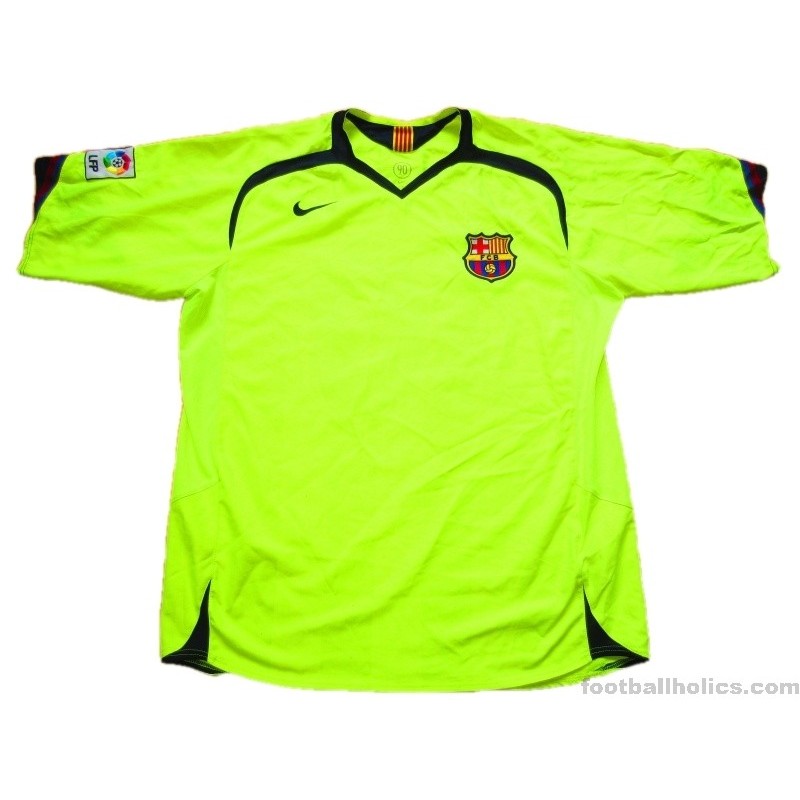 2005-06 FC Barcelona away jersey (#10 RONALDINHO) - L • RB - Classic Soccer  Jerseys