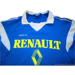 1985/1986 Renault Auray Adidas Ventex Match Worn No.5 Home