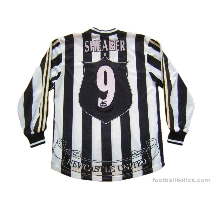 1997-99 Newcastle Home Shirt Shearer #9 L