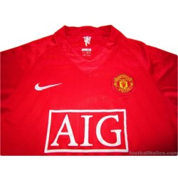 2007/2009 Manchester United Tevez 32 Home