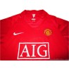 2007/2009 Manchester United Tevez 32 Home