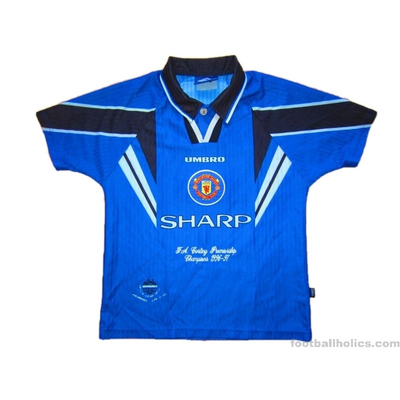 1997 98 Manchester United Champions Third Shirt