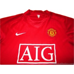 2007/2009 Manchester United Home