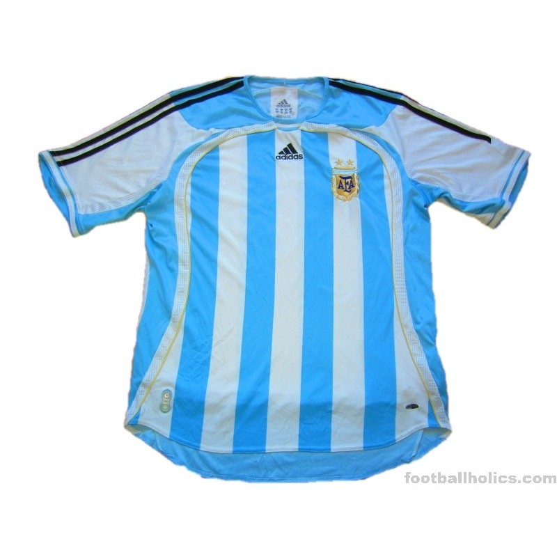 Argentina 2005-07 Home Shirt Messi #19 (Excellent) L