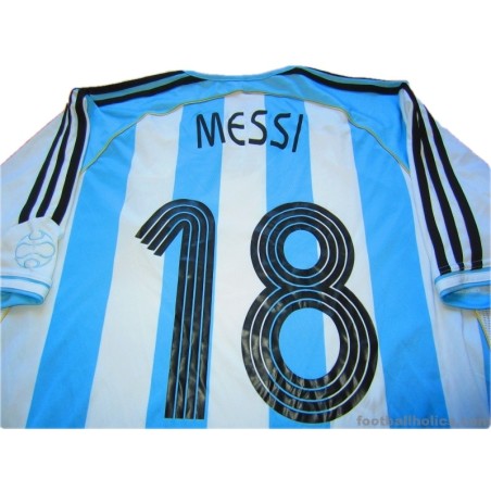 2005/2007 Argentina Messi 18 Home