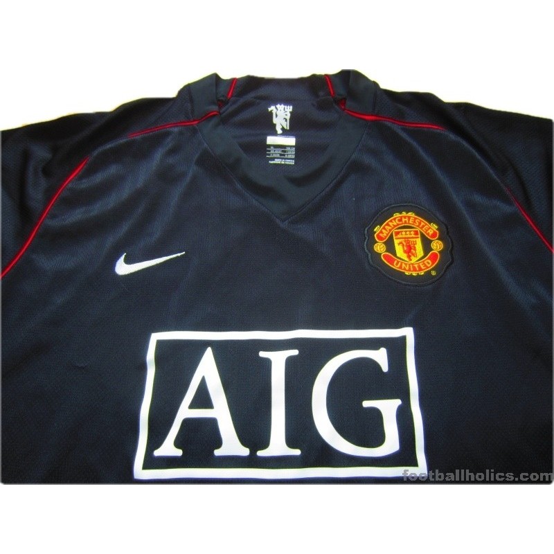 RONALDO #7 Manchester United Away Jersey Retro 2007/08 By Nike