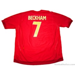 2006/2008 England Beckham 7 Away