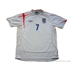 2005/2007 England Beckham 7 Home