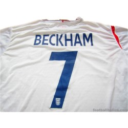 2005/2007 England Beckham 7 Home