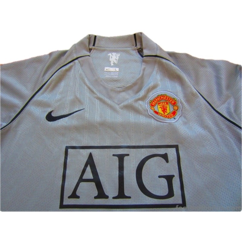 2007-09 Manchester United Nike Player Issue Goalkeeper Shirt *w/tags* L