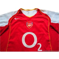 2004/2005 Arsenal Home