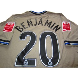 2004/2005 Leicester Match Worn Benjamin 20 Away