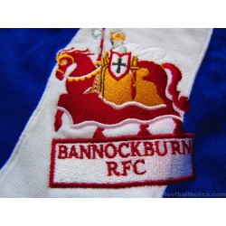 2000/2001 Bannockburn RFC Match Worn No.5 Home