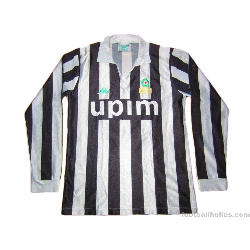 1990-91 Juventus *SUMMER* away jersey - M/L • RB - Classic Soccer Jerseys