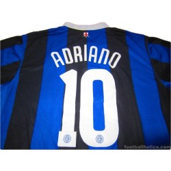 2006/2007 Inter Milan Adriano 10 Home
