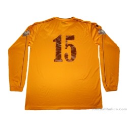 2011/2012 Carrick Rangers Match Worn No.15 Home