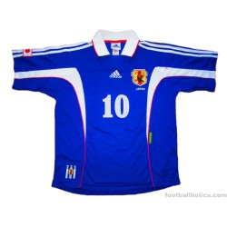 1999/2000 Japan Match Worn (Nanami) No.10 Home