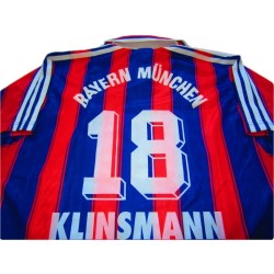 1995/1997 Bayern Munich Klinsmann 18 Home