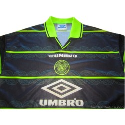 Celtic FC Away Shirt Season 1992-1993 Replica Issue Unsponsored Short  Sleeve Umbro Size Extra Large