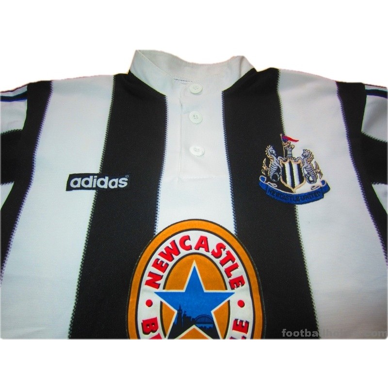 SOLD! 1996-97 Newcastle Away Shirt Shearer #9 Made by: Adidas Size