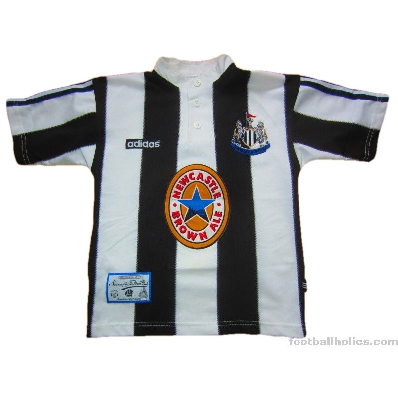 ENGLISH PREMIER NEWCASTLE UNITED FC 1996-1997 PREMIER 2ND, CHARITY SHI –  vintage soccer jersey