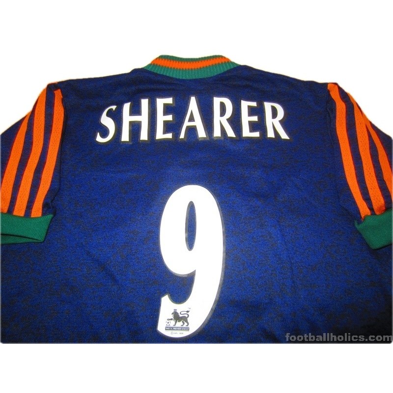 1997-99 Newcastle Home L/S Shirt Shearer #9