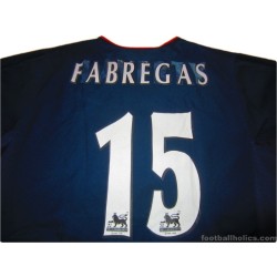 2002/2004 Arsenal Fabregas 15 Away