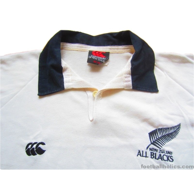 1986-92 New Zealand Rugby Canterbury Pro Away L/S Shirt