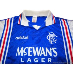 1996-97 Rangers Match Worn No.2 Home