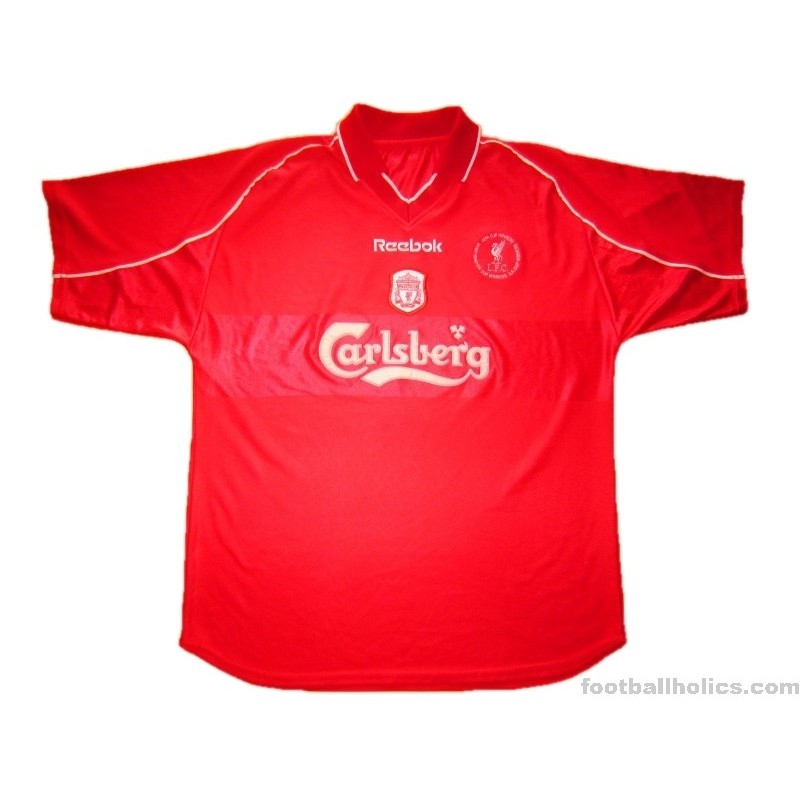 2000 02 Liverpool Treble Winners Home Shirt