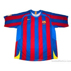 2005-06 FC Barcelona Ronaldinho 10 Home