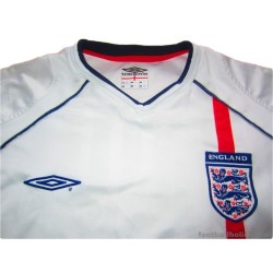 2001-03 England Home Shirt
