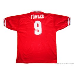1996-98 Liverpool Fowler 9 Home Shirt