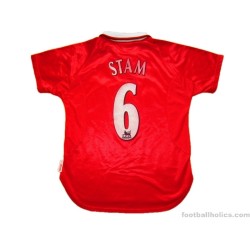 1999-2000 Manchester United 'Champions League Winners' Stam 6 Home Shirt