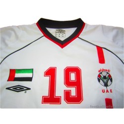 2002-03 United Arab Emirates Match Issue No.19 Home Shirt