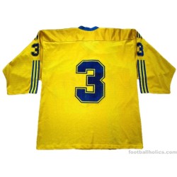 1985-86 Sweden Match Worn No. 3 Home Jersey