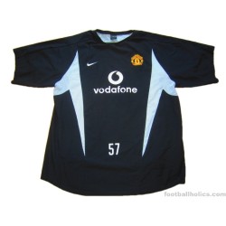 2002-03 Manchester United Player Issue No.57 Training Shirt