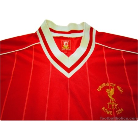 1984 Liverpool 'European Cup Final' Retro Home Shirt