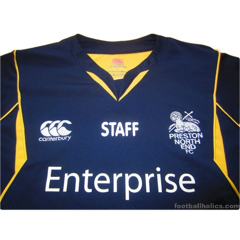 2009-10 Preston North End Staff Worn Training Shirt